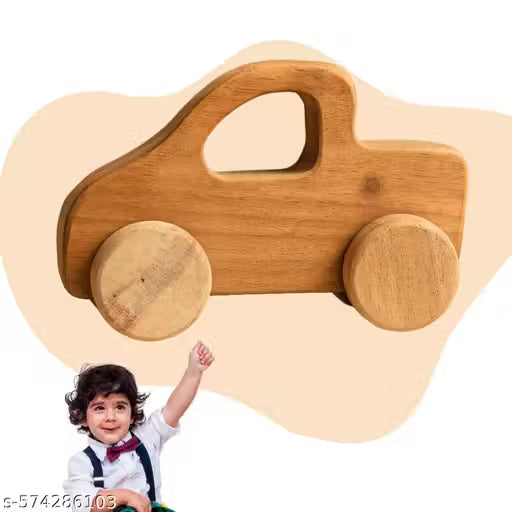 Wooden Vehicle Toy for Kids | Eco-Friendly Wooden Pick Up Toy | Montessori Learning Toy for Toddlers | Safe & Durable Wooden Toy for Boys & Girls