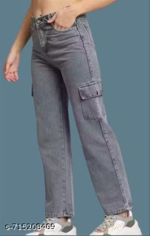 Kid's Stylish Fit Comfortable Soft Denim Fit Joggers