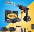 Best selling (Double_Battery) Car Washer High Pressure Gun Rechargeable 48V 12000mAh | Cordless Portable Wireless Pressure