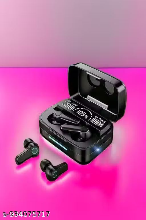 M19 Bluetooth 5.3 TWS Digital Display Wireless Bluetooth Earphone with Charging , Support Touch & Battery Display (Black)@`141