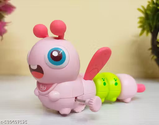 FS BUYNOW COLLECTION Cute Dancing Caterpillar Toy for Kids | Colorful, Fun & Interactive | Windup Toy with Moving Wheels | Ideal for Girls and Boys