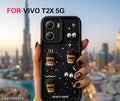 Vivo T2x 5G II Premium Coffee Bear Smiley Designer Back Cover II Cute 3D Aesthetic Soft Case