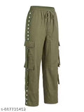 Cargo Pants for Women | Trendy Multi Pocket Casual Trousers