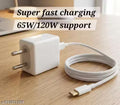 Oppo 120W Adapter super fast charging cable super vooc dash turbo Fast charging