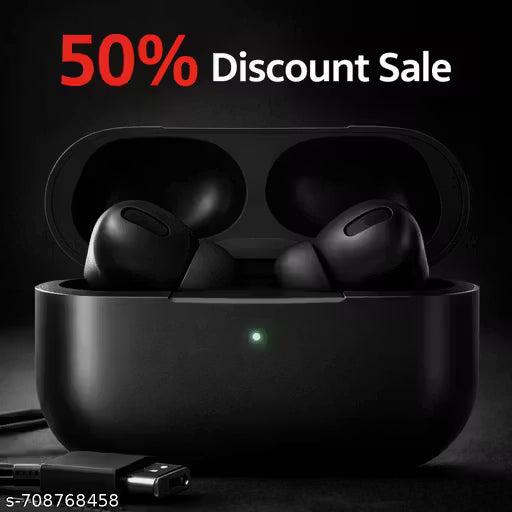 Airpods Pro-True Wireless Bluetooth Headphone Earphones with 3 Hours of Playtime & Compatible for all Smartphones #AirPods Pro