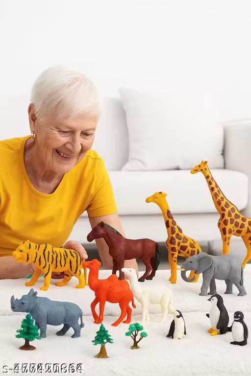 12 Animal Premium PVC Figure Toy 2 Inch ,Any ,Multicolour /Miniature /Model /Plaything