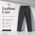 Dark gray men trousers