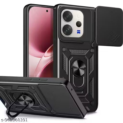 Tough Armor Bumper Back Cover Case for Vivo V70 / V70 Elite 5G | Rotating Camera Cover,