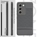 Shskysail Bumper Case With Camera Protection | TPU Soft Flexible Shockproof Back Cover for O - Case Cover Vivo T3 5G - grey
