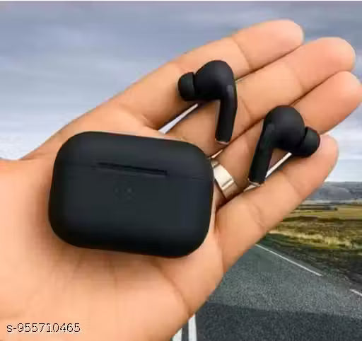 Wireless Earbuds Bluetooth 5.3 TWS Earphones | TWS Earphones Full Touch Control Headphone Built-in Microphone Immersive Sound Quality (BLACK)