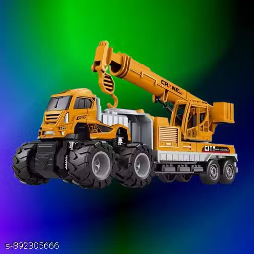 THE TOY CHEST Crane Construction Vehicle | Kids Truck Toy (Pack of 1)