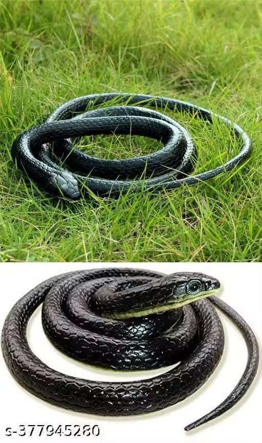 JVTS (PACK OF :2) Rubber Snake Toy with Realistic Look for Playset, Pranks, Halloween Party Decoration, Garden Props