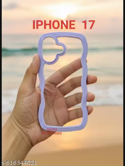 IPHONE 17 PURPLE WAVY BORDER