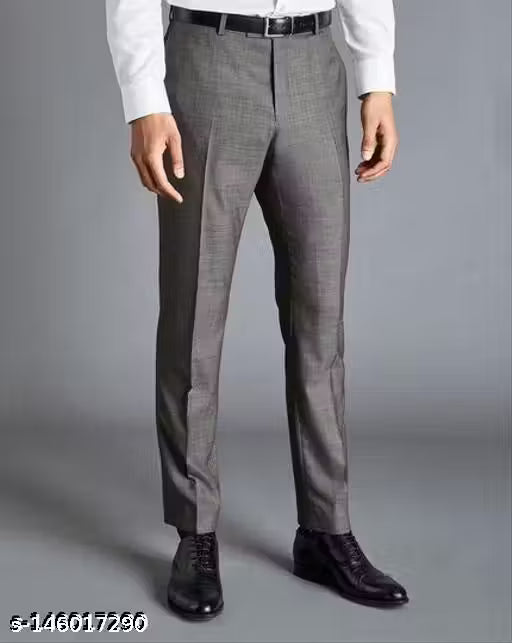 Decible Polyster FormalTrousers For Man |formal pants green | green pant | trousers for men | office pant |