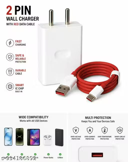 45W Ultra Fast Type-C Power Adapter | PD 3.0 PPS Super Fast Charging Wall Charger | Compatible with Samsung S23, S24, Pixel & Tablets (White)