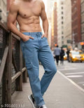 Men's Rig Bone stretchable denim Light Blue lycra cargo jeans