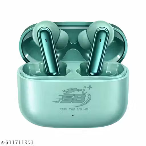 i+ SB SonicPods Pro AI Wireless Earbuds | ANC + ENC | Siri Support | 50H Playtime | Fast Charging | Deep Bass Bluetooth Earbuds