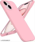Silicon Case Compatible iPhone 13 | Camera Protect Microfiber Lining Cover | iPhone 13 case Cover (Baby Pink) 6.1 inch