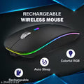 RPM Euro Games Wireless Gaming Mouse 2.4 Ghz Connect | 2400 DPI | RGB Backlit | 4 Buttons | Noiseless Buttons