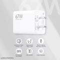 67 Watt Ultra Fast Type-C Charger Adapter Like Mobile Charger | Qual_comm QC 3.0 Quick Charger, M_I 67 Watt Charger