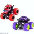 (Pack of-2/Multicolor) STRIVE ENTERPRISE Monster Truck Friction Powered Cars Toys