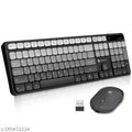 Portronics Key11 Combo Rechargeable Wireless Keyboard and Mouse Set, Bluetooth 5.3&2.4GHz Wireless,Type-C Fast Charging
