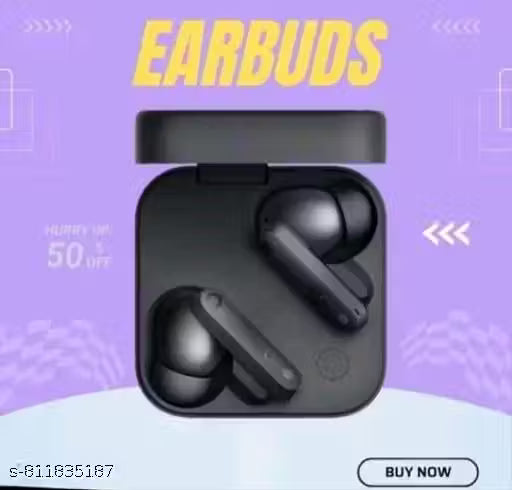 A True Wireless Bluetooth Earphones With 10 Hours of Playtime & Compatible for all smartphone Hybrid ANC | Ultra Bass Technology