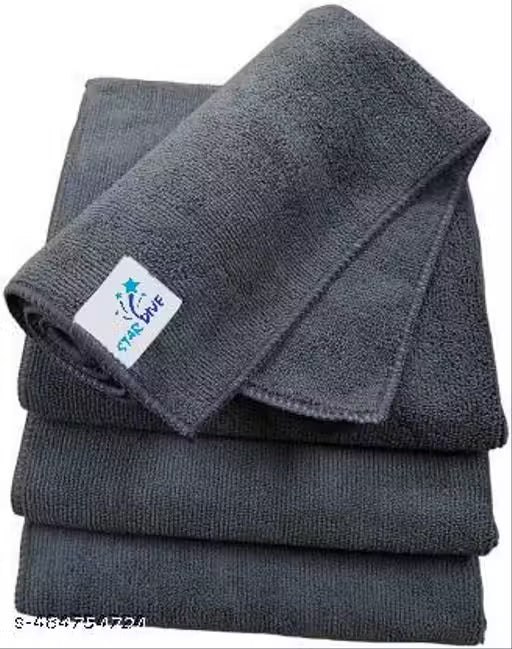 STAR DIVE Microfiber Cleaning Cloth Car Vehicle washing Reusable Cloth Daily Kitchen Cleaning Towel Lint-free GSM 280 Size 40X40 Pack 4