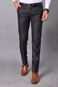 LETTAST NOW FASION MENS GOOD LOOKING CORIAN FIT FORMAL BLACK TROUSER