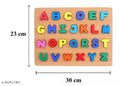 Wooden Alphabet Puzzle Toys, ABC Letter & Number Puzzle for Toddlers 18+ Months Old, Preschool Learning Toys for Kids, Educational Name Puzzle Gift for Boys and Girls (Alphabet Puzzle)