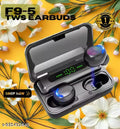 TWS Bluetooth Earbuds with LED Display Wireless Earphones Deep Bass Stereo Sound Mini Earbuds with Charging Box