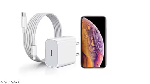 MAXXCEN iPHONE XS Charger Adapter 25W Original Lightning Cable Combo (MFi-Certified) Compatible with iPhone