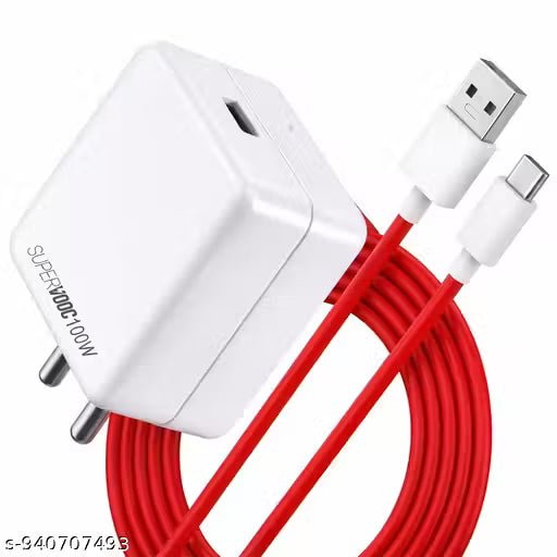 80 Watt Fast Charger; 5A Super Fast Mobile Charger, 80 watt charger, 80 Watt Adapter, Supports Supervooc