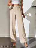 Cream 2 pocket formal pant 8