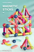 Kids Magnetic Building Set – 25pcs DIY STEM Blocks with Balls and Rods – Colorful Learning Toy for Toddlers