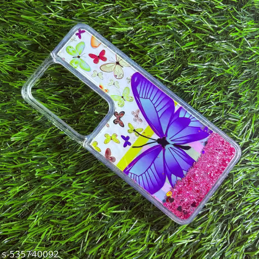 OZOTO Mobile Back Cover For Oppo K12X 5G / Oppo A3 Pro 5G Water Glitter Designer Mobile Cover & Cases Silicone