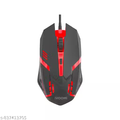 iVOOMi Robot USB Wired Gaming Mouse with Adjustable DPI up to 1500, 150cm Cable, Durable 1 Million Clicks, Ergonomic Design,