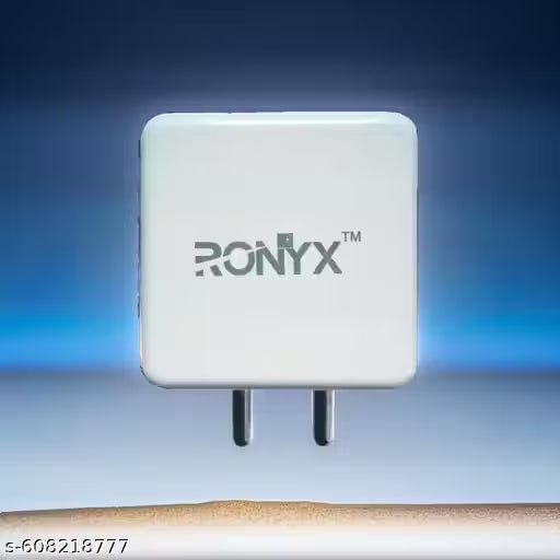 RONYX 85 Watt 6.5A Superfast Android Mobile Phone Charger | QC4.0 | Compact Travel-Friendly | Fast Charging Ports | Compatible with All Android Phones | Type C Cable Included