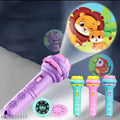 L.M Light Toys for Kids - Projector for Kids, Sleeping Story Toys for Toddlers, Torch Baby Projector [Projection Flashlight 3 Reels 24 Pattern-