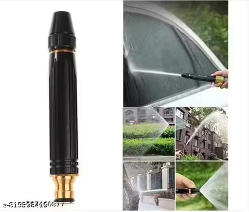 Water Spray Gun for Car Wash Bike Washing Gun for 1/2" Hose Pipe High Pressure Water Gun Nozzle Adjustable Car Washer