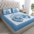 Jaipuri Cotton Double Bedsheet With 2 Pillow Cover