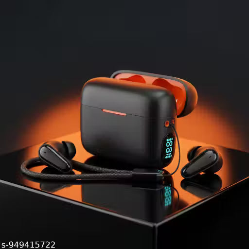 True Wireless (TWS) Stereo Earphone Digital Display Stereo Audifonos Noise Reduction Half in Ear TWS Wireless Earbuds Type C Earphones