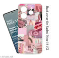 rREDMI Note 14 5G Back Cover Printed Designer Soft Case Cover