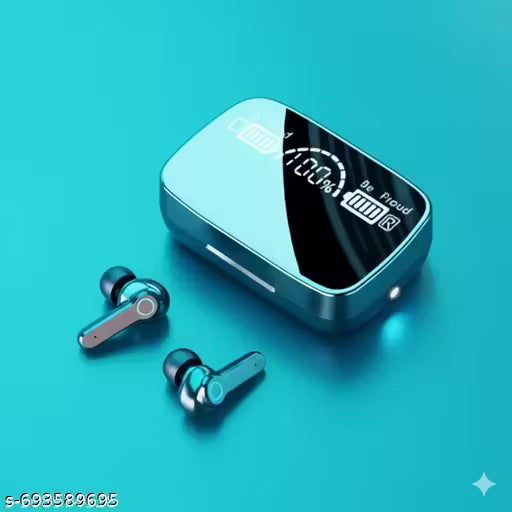 M19 Earphones deliver rich HD stereo sound with quick Bluetooth pairing and a premium Dual LED case for easy battery checking.