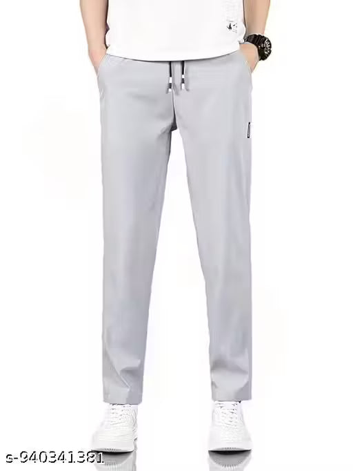 Men Cotton Track Pants for Gym, Running & Casual Wear | Style Lower with Side Pockets