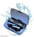 M19 Bluetooth 5.3 TWS Digital Display Wireless Bluetooth Earphone with Charging , Support Touch & Battery Display (Black)@60