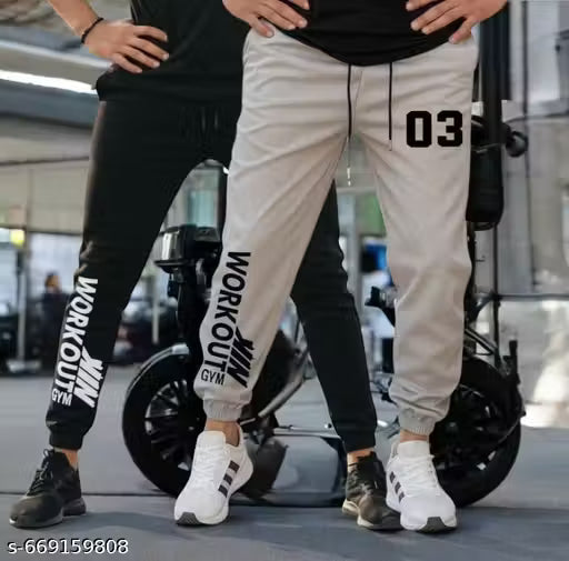 Men polyester lycra sport wear trackpants for men