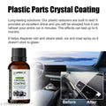 Crystl Coating for Car Bike Plastic Parts | 30ml PVC Restorer for Car Revitalizing Coating Agent | Car Maintenance Dashboard Plastic Crystl Coating Cleaner Polish Shining (pack of 1)