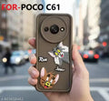 New Design Tom and Jerry Back Cover Soft Silicone Case Cover Edge Camera Protection Cover