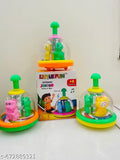 Colorful Press & Spin Baby Activity Toy | Interactive Rotating Sensory Toy for Toddlers